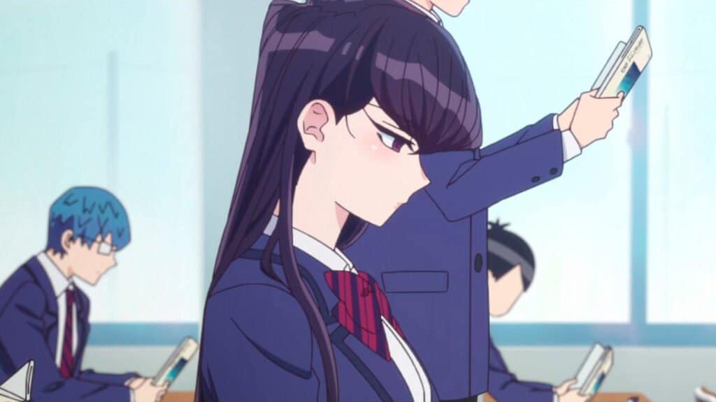 Komi Can't Communicate best romance anime on Netflix