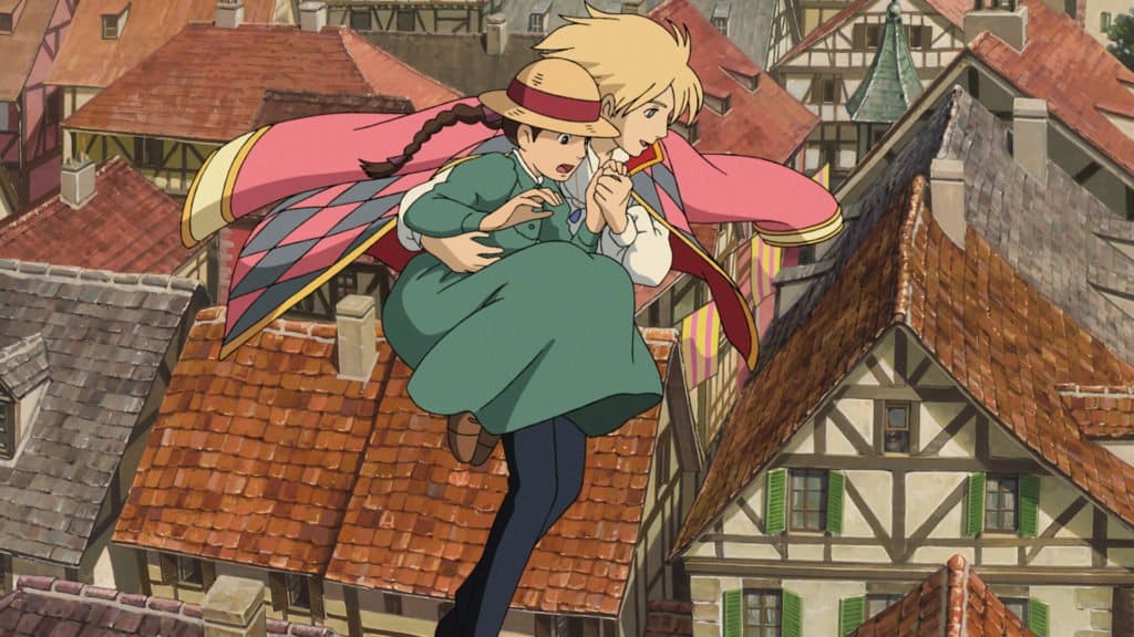 Howl's Moving Castle best romance anime on Netflix