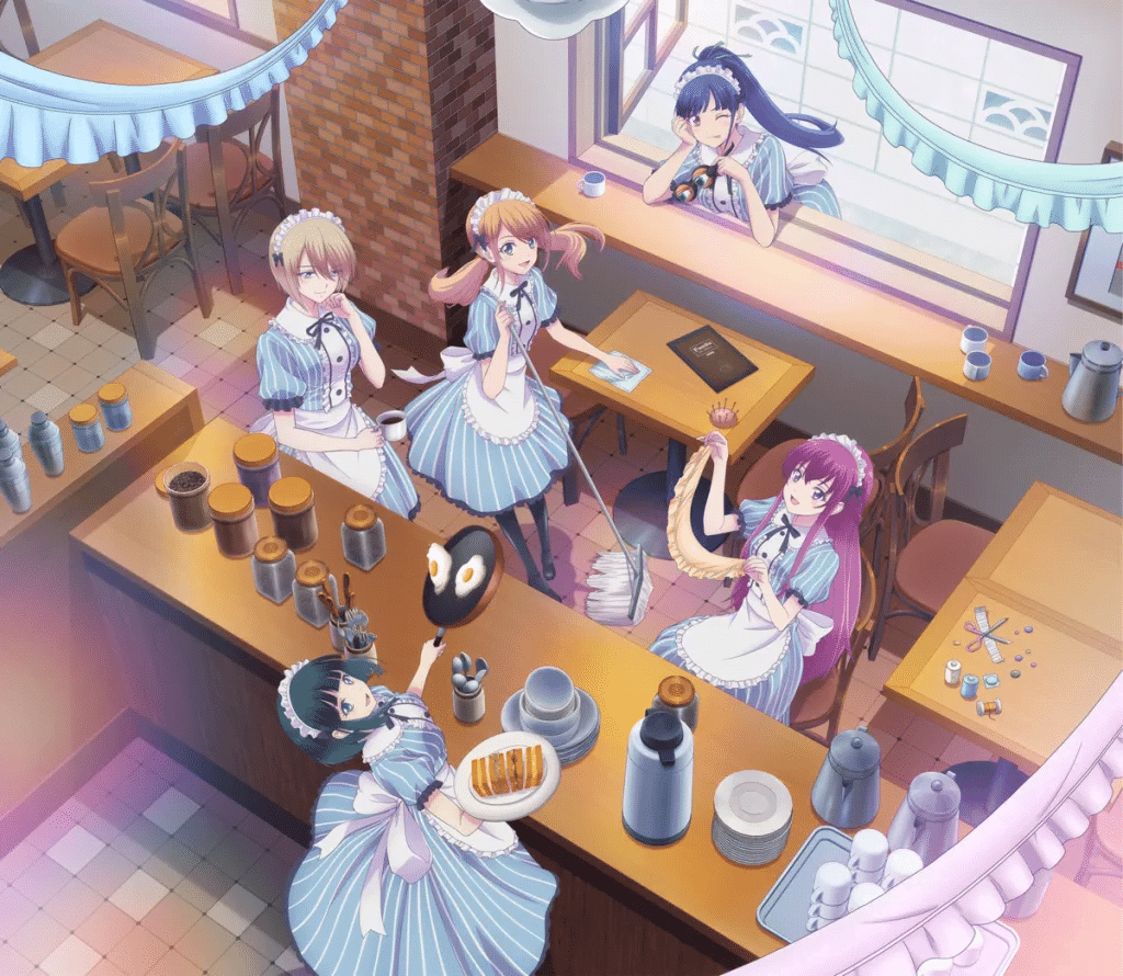 The Cafe Terrace and Its Goddess Release Date is April 2023