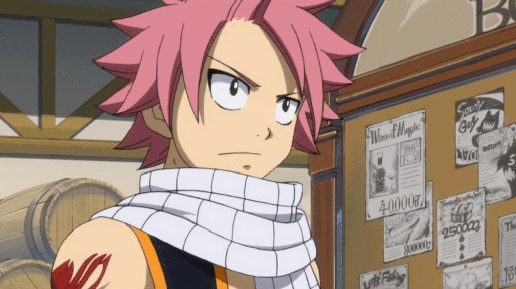 Natsu Dragneel best male anime characters of all time