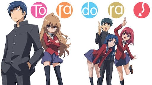Toradora best anime for 13 year olds