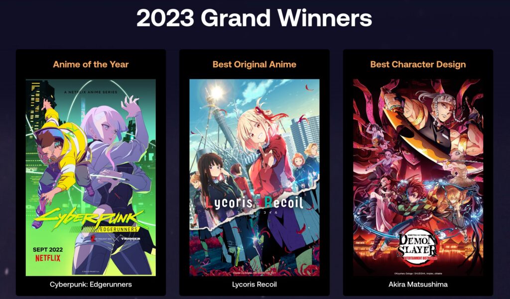 7th Annual Crunchyroll Anime Award 2023 Winners