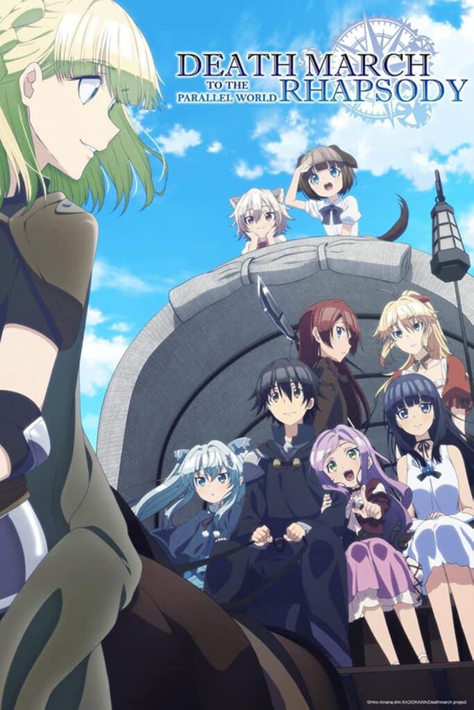 best harem anime of all time Death March To The Parallel World Rhapsody