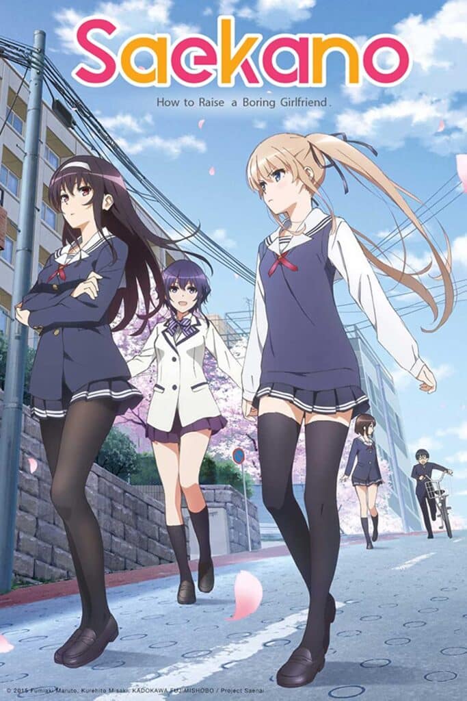 best harem anime of all time Saekano: How To Raise A Boring Girlfriend