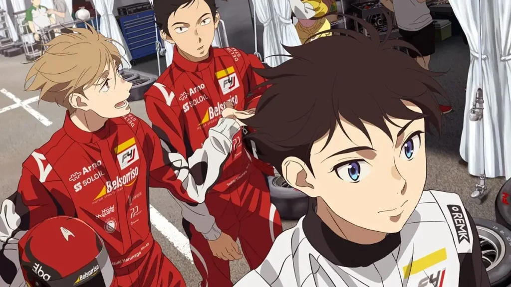 4 More Cast Members Revealed of Overtake! Original Motorsports Anime