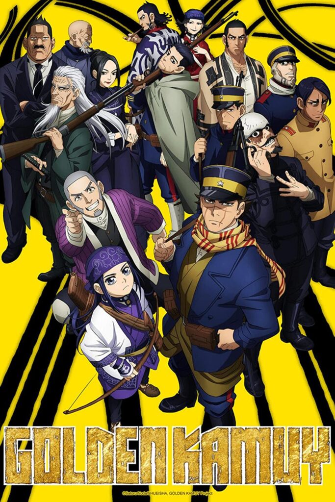Golden Kamuy best military anime of all time