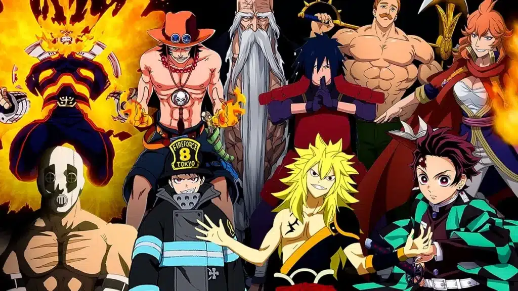best fire anime characters