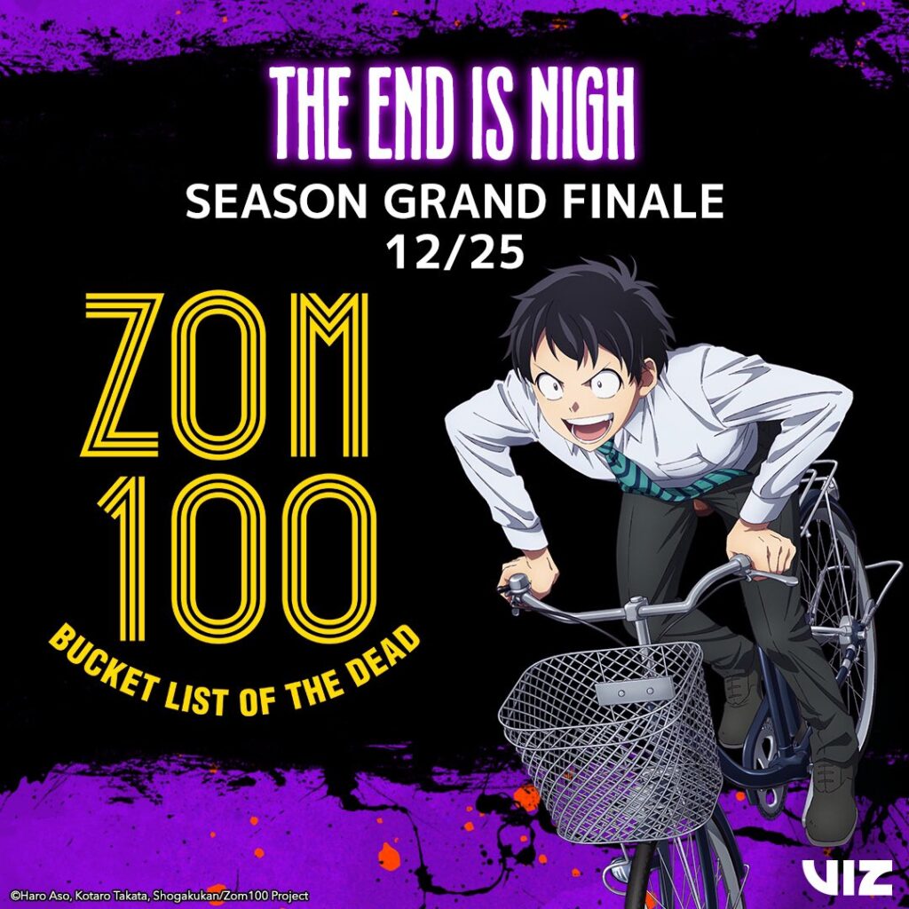 Zom 100 anime grand finale announcement