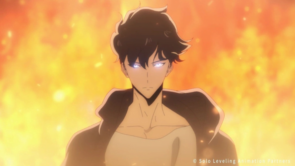 solo leveling anime release date and key visual