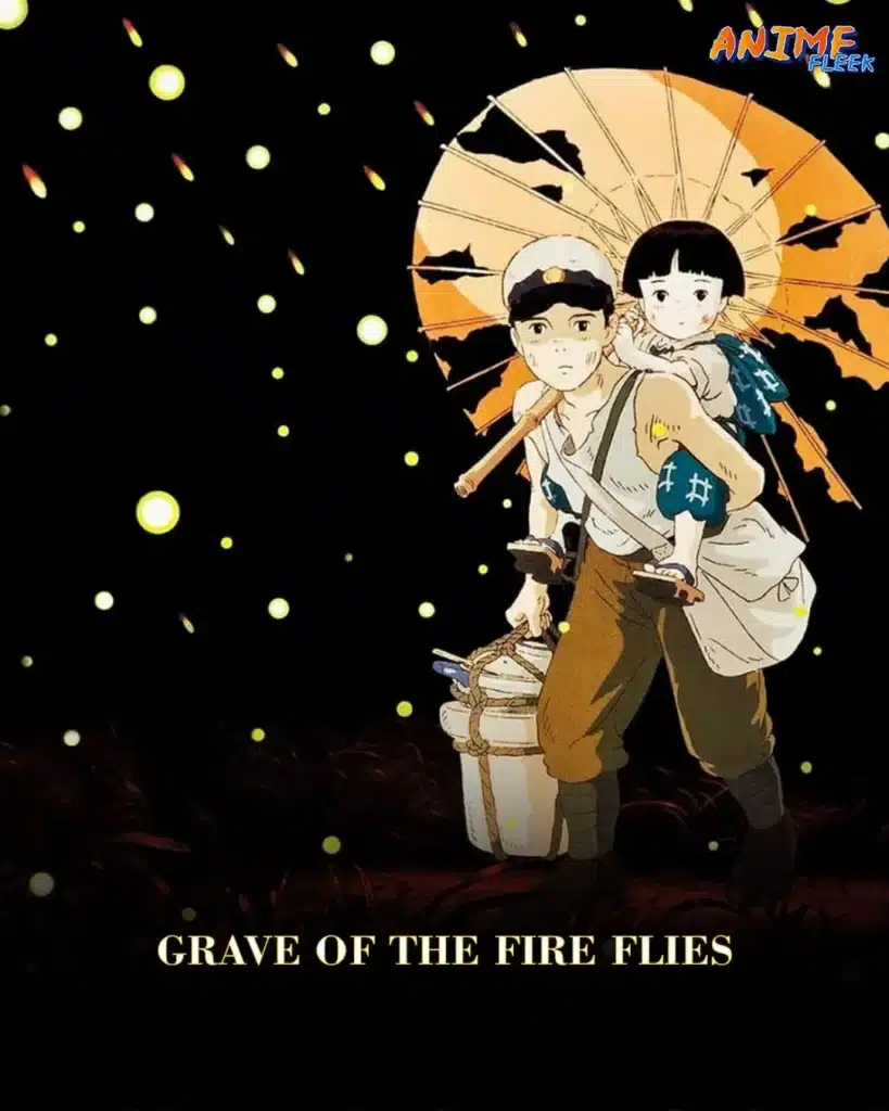 15 best rated anime movies, grave of the fireflies