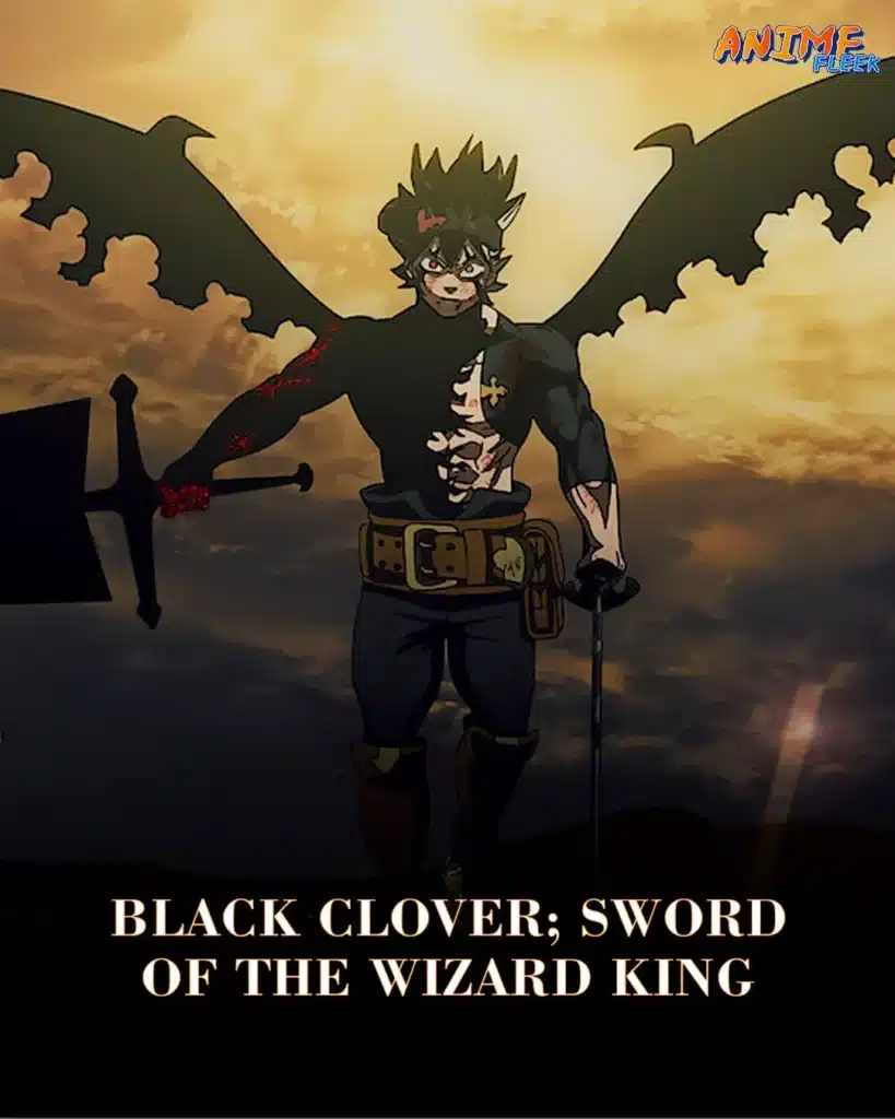 15 best rated anime movies, black clover sword of the wizard king