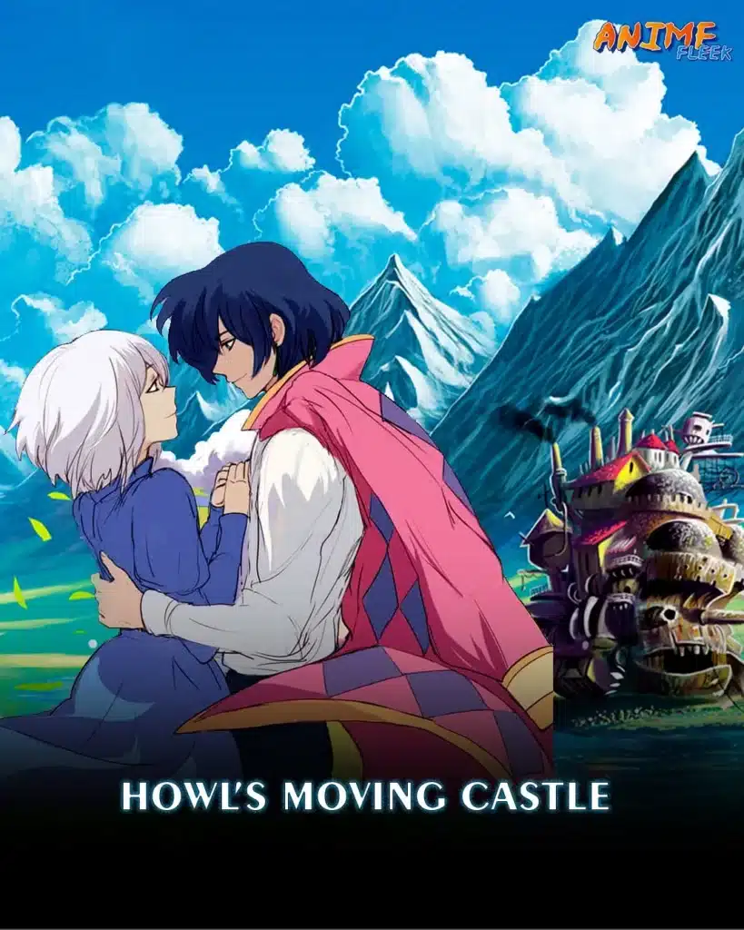 howls moving castle- one of the most popular anime movies