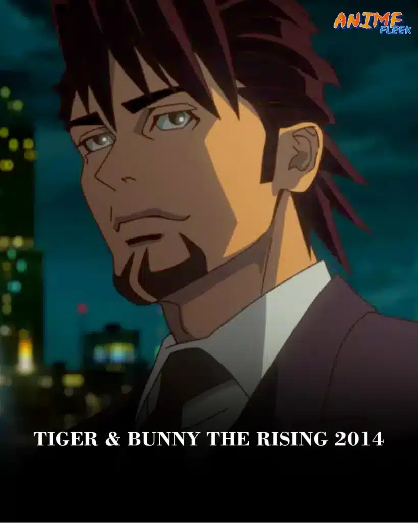 Tiger and Bunny the rising: Anime movie with black male anime characters