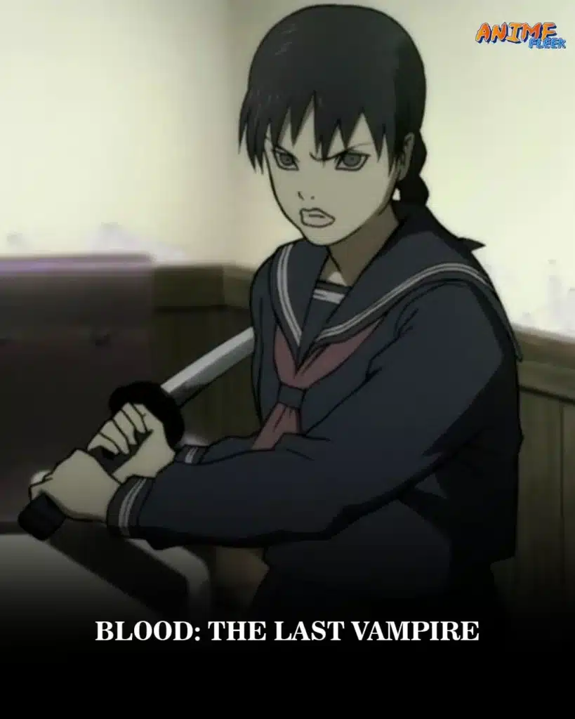 dark fantasy anime movies; Blood The last vampire