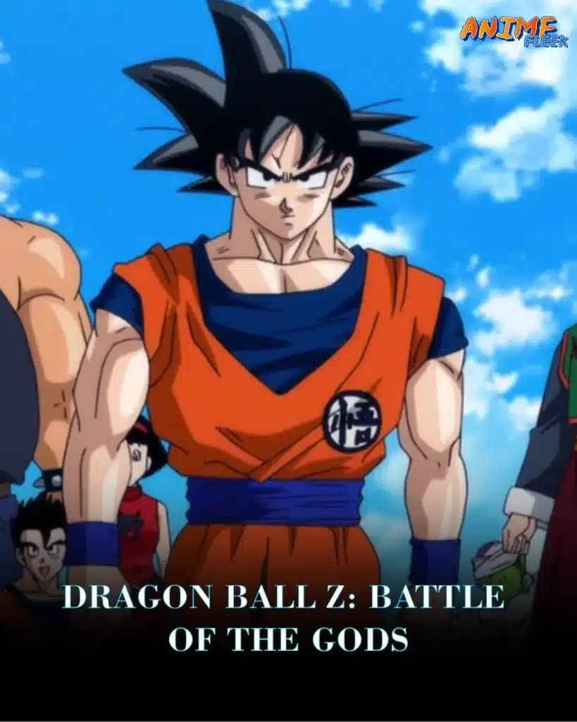 best anime movies with handsome characters; Dragon Ball Z Battle of the Gods
