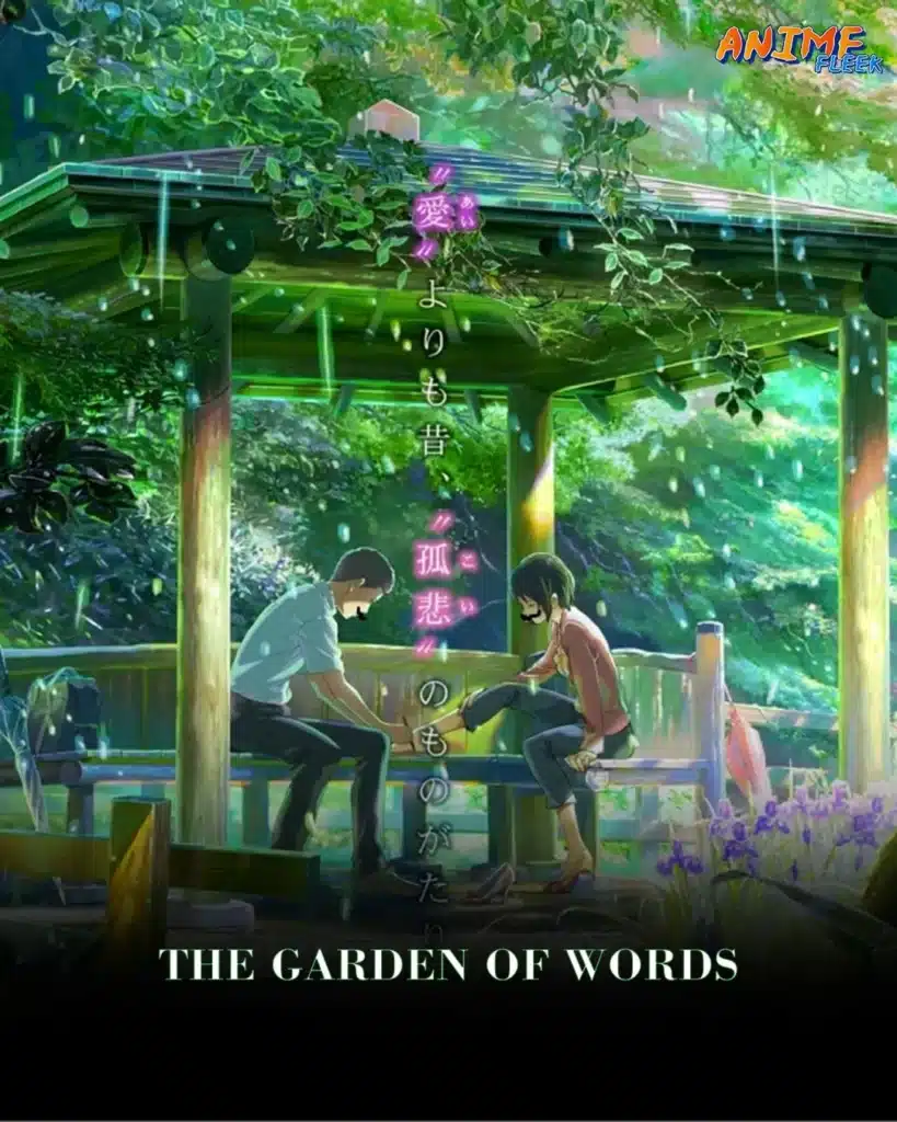 The Garden of Words-anime movies like Weathering With You