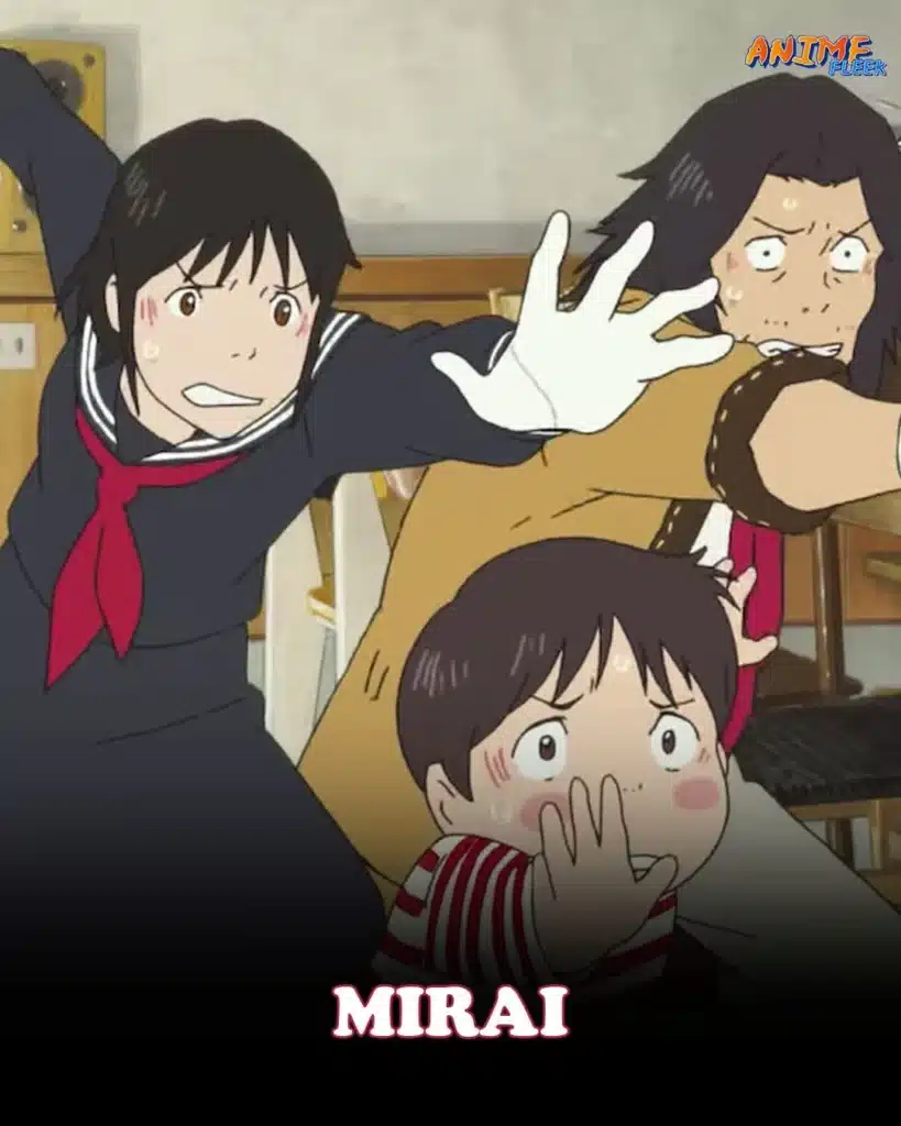 Mirai- Best action anime movies on netflix