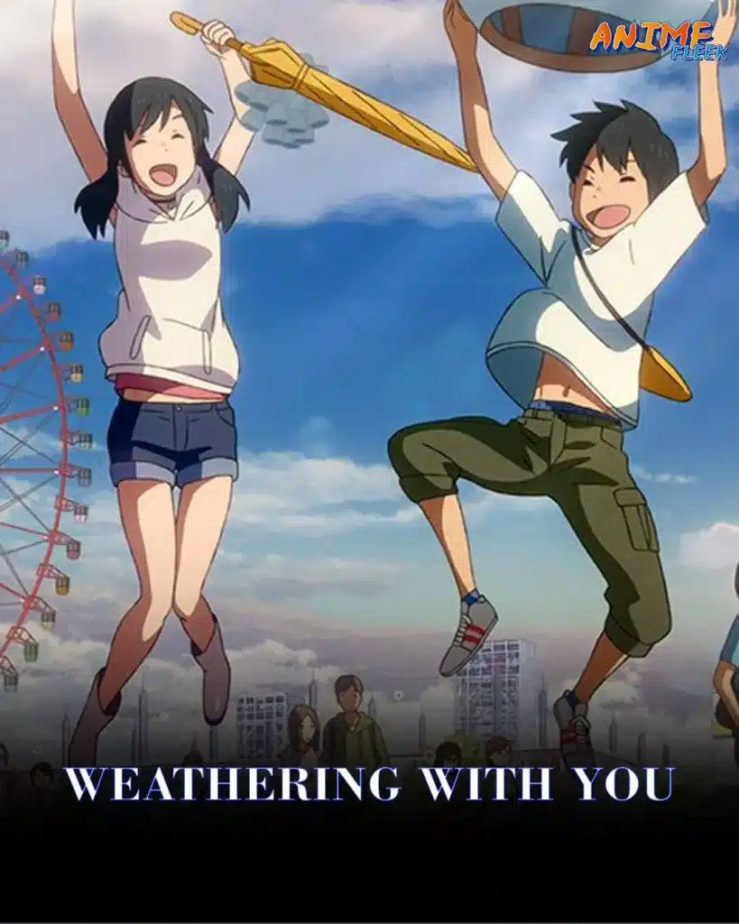 anime movies like From Up On poppy Hill; WEATHERING WITH YOU