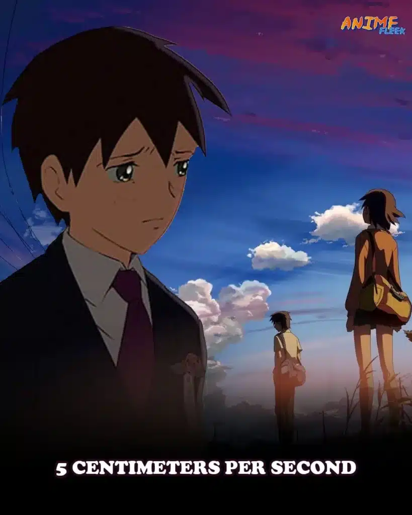 5 Centimeters Per Second; anime movies like Garden Of Words