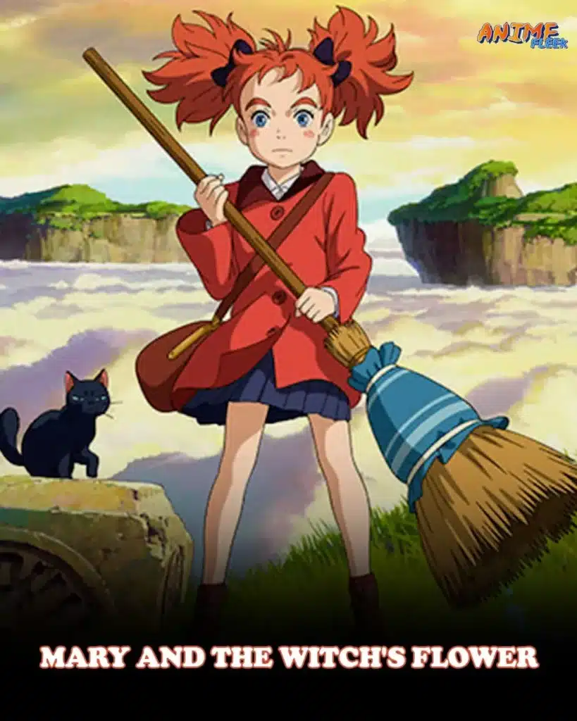 anime movies like Black Clover; Mary and the witch's flower