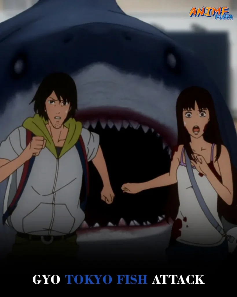 best horror anime movies; Gyo Tokyo Fish Attack